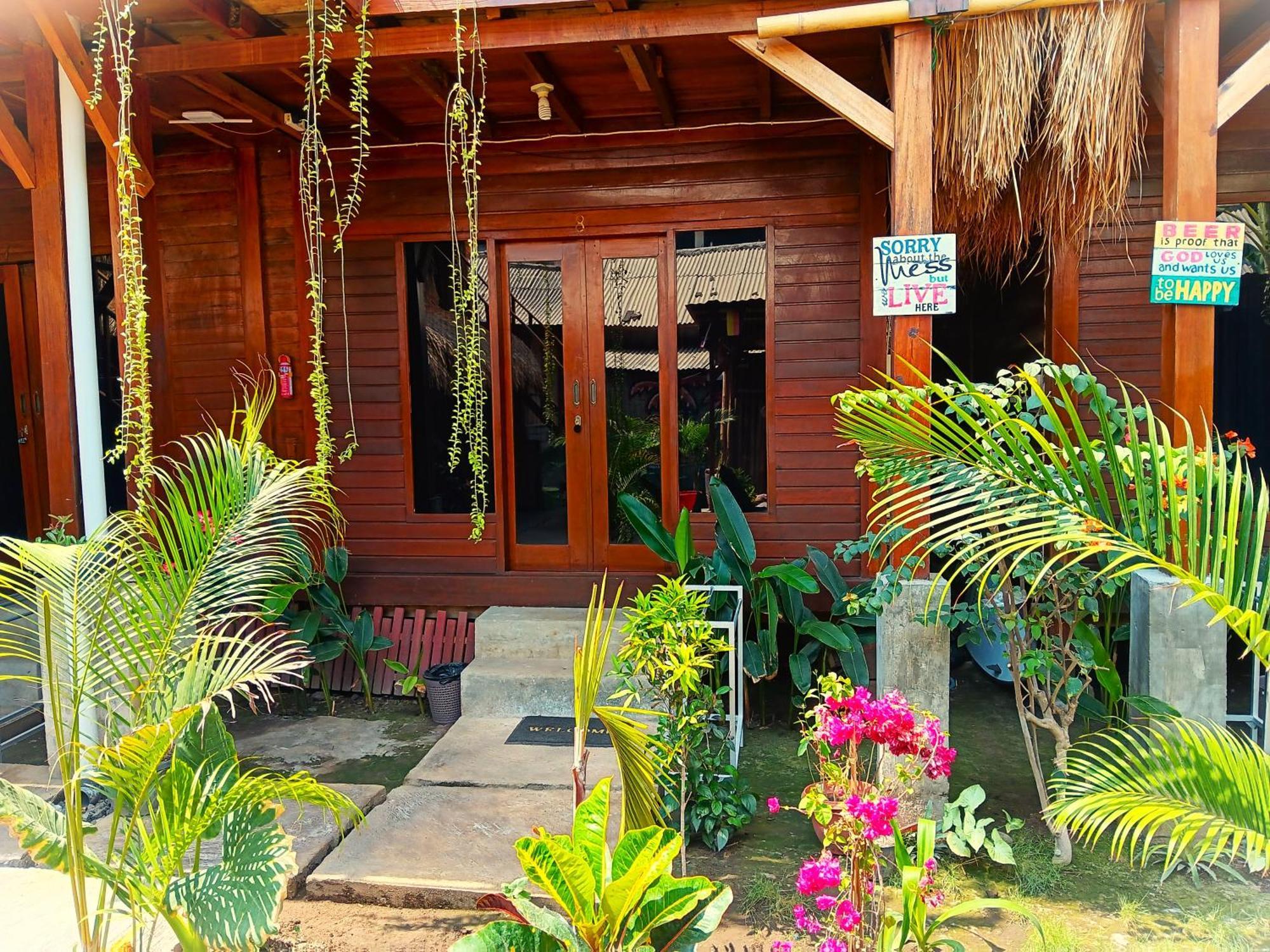Good Vibes Bungalows Gili Trawangan Eksteriør billede